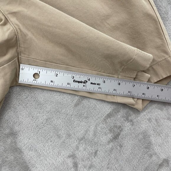 Everlane The Pull On Performance Chino Short 7" Tan Beige Elastic Waist - Picture 10 of 11